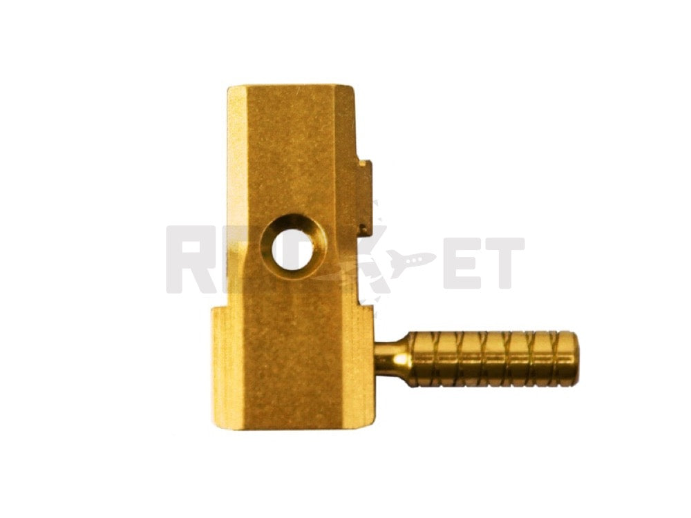 【5KU】ラウンドコッキングハンドル GOLD 東京マルイ HI-CAPA5.1対応