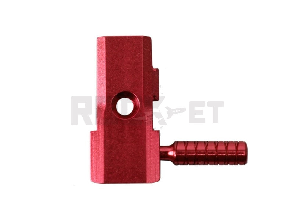 【5KU】ラウンドコッキングハンドル RED 東京マルイ HI-CAPA5.1対応