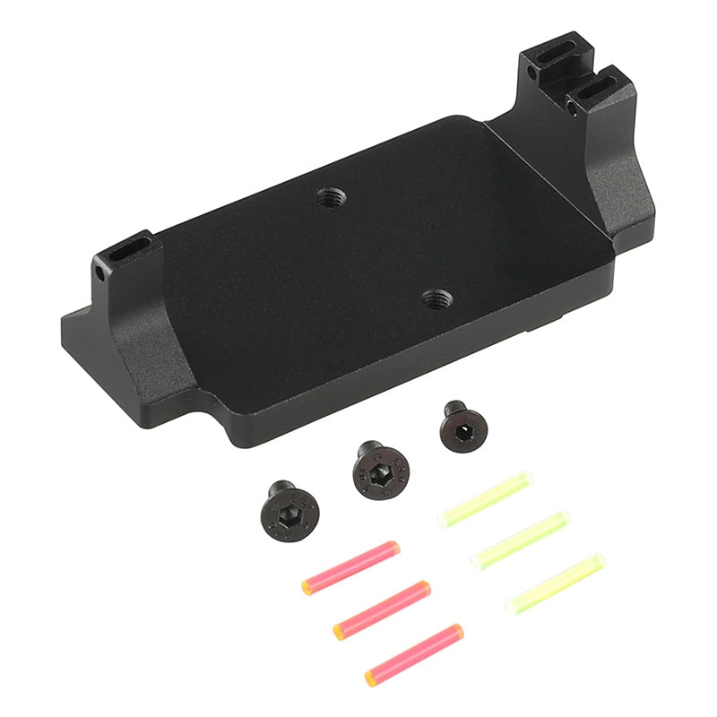 【5KU】Dueck Defense 스타일 RMR 도트 사이트용 RBU BK 