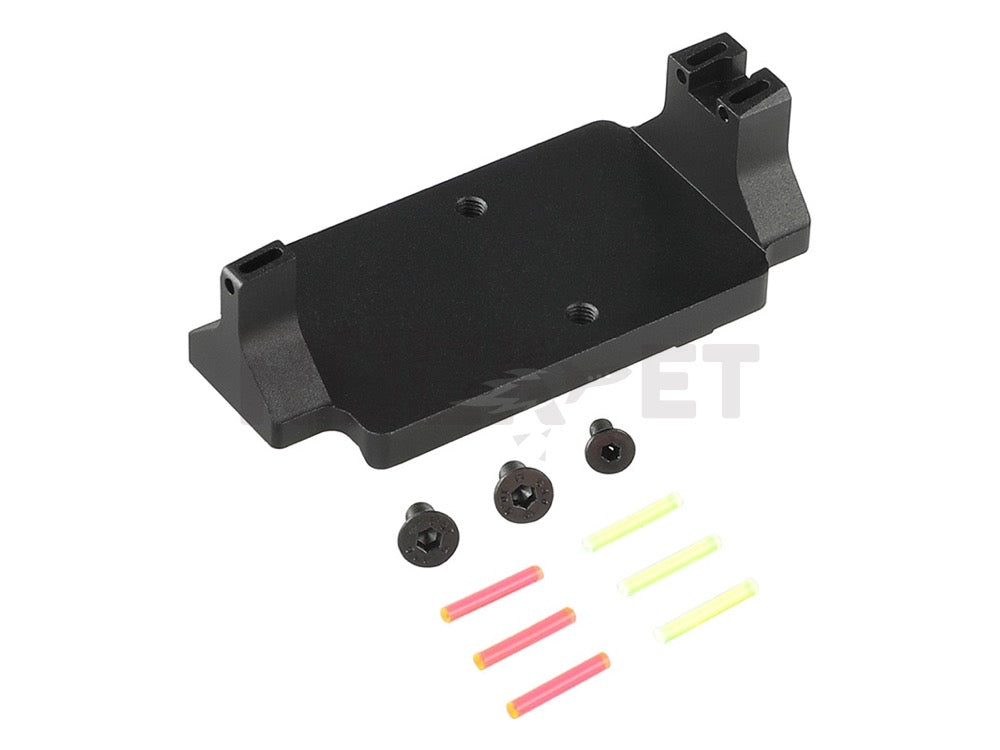 【5KU】Dueck Defenseスタイル RMRドットサイト用 RBU BK