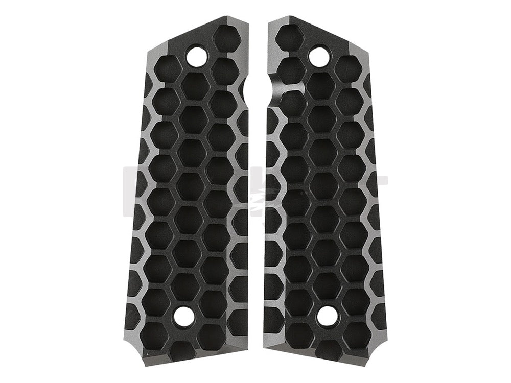 【5KU】Hexagon スケルトングリップパネル (東京マルイM1911対応) BK