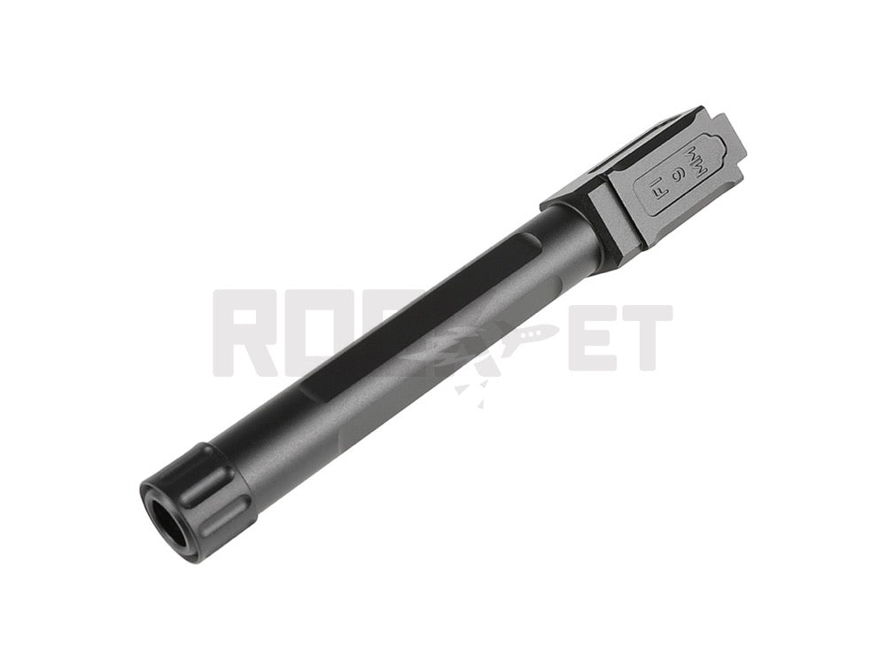 【5KU】FIスタイル タクティカルアウターバレル 14mm-/G17対応 BK