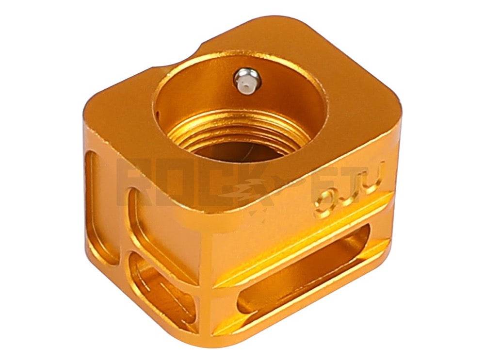 【5KU】ARC Glock SPARC-Sスタイル コンペンセイター Gold (14mm逆ネジ)