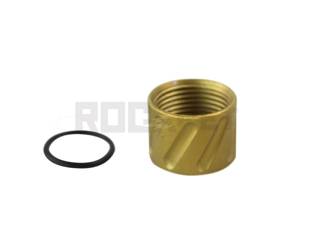 【5KU】Twist fluted 나사산 보호대 Gold (14mm 역나사)