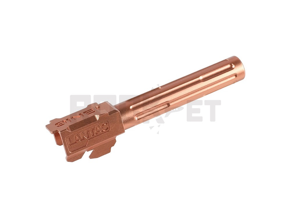 【5KU】LANTAC 9INEスタイルアウターバレル G17対応 GOLD