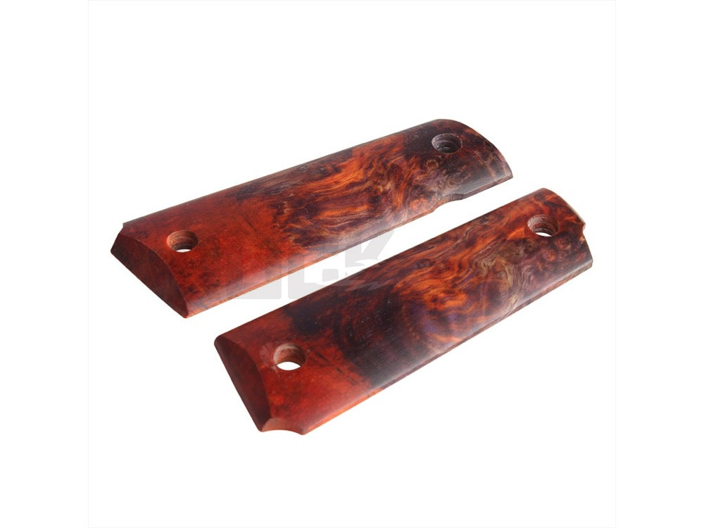 【5KU】M1911 Stabilized Wood グリップパネル Orange Purple