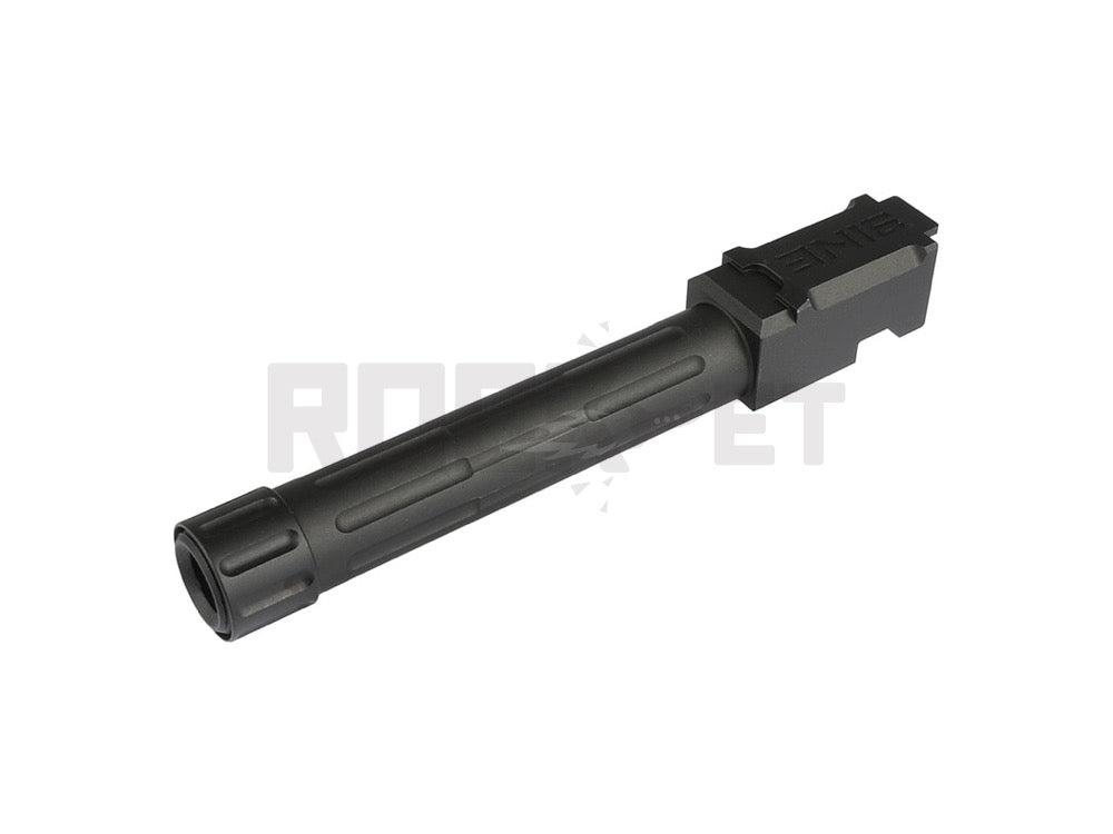 [5KU] LANTAC 9INE Style Tactical Outer Barrel BK (14mm CCW/UMAREX, VFC G19 Compatible)