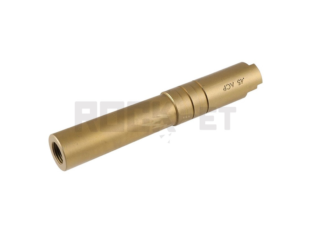 [5KU] Tactical Outer Barrel 4.3inch (11mm CW Thread / Tokyo Marui Hi-CAPA Compatible) GD