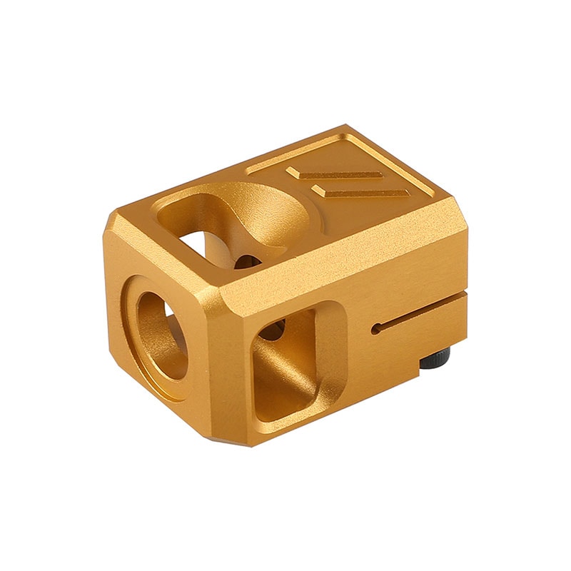 【5KU】ZEV PROタイプコンペンセイター V2 (14mm逆ネジ) GD