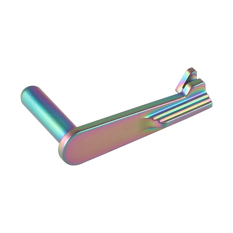 [5KU] Stainless Steel Slide Stop Type 1 (Tokyo Marui Hi-CAPA/1911) Rainbow