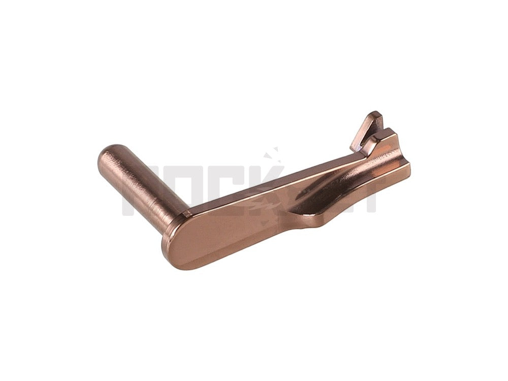 【5KU】Night Hawk タイプ Curved ステンレス スライドストップ (東京マルイHi-CAPA/1911) Bronze