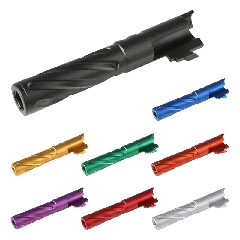 【5KU】 Colorful Tornado Tactical Outer Barrel (11mm CW/Compatible with Tokyo Marui Hi-CAPA 4.3)