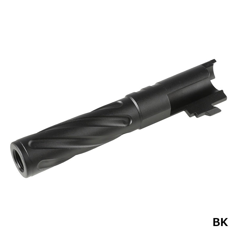 【5KU】 Colorful Tornado Tactical Outer Barrel (11mm CW/Compatible with Tokyo Marui Hi-CAPA 4.3)
