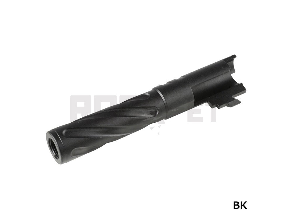 【5KU】 カラフル トルネード タクティカルアウターバレル (11mm正ネジ/東京マルイ Hi-CAPA4.3対応)