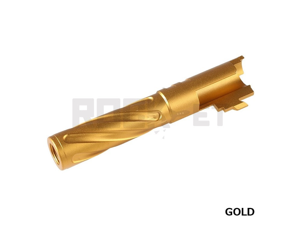 【5KU】 Colorful Tornado Tactical Outer Barrel (11mm CW/Compatible with Tokyo Marui Hi-CAPA 4.3)