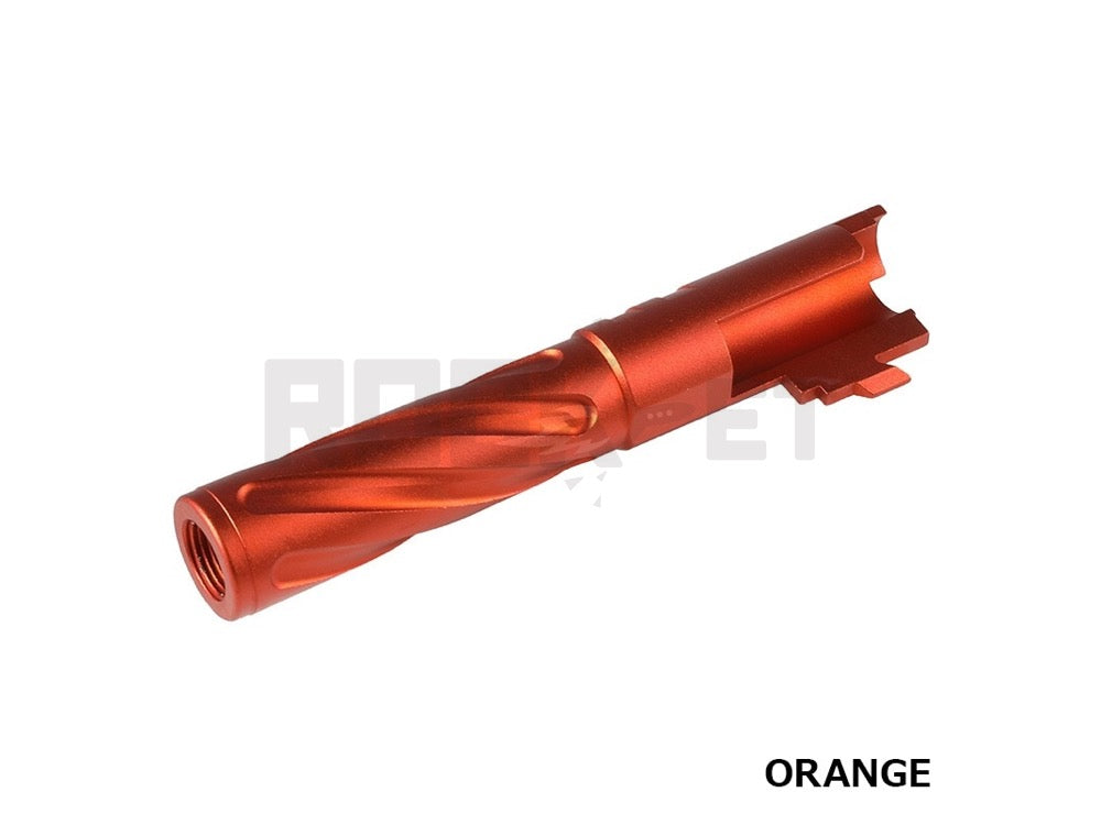 【5KU】 カラフル トルネード タクティカルアウターバレル (11mm正ネジ/東京マルイ Hi-CAPA4.3対応)