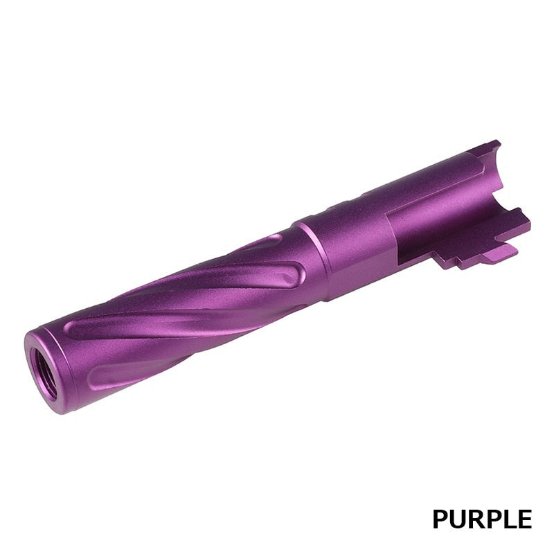 【5KU】 Colorful Tornado Tactical Outer Barrel (11mm CW/Compatible with Tokyo Marui Hi-CAPA 4.3)