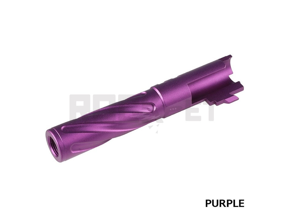 【5KU】 カラフル トルネード タクティカルアウターバレル (11mm正ネジ/東京マルイ Hi-CAPA4.3対応)