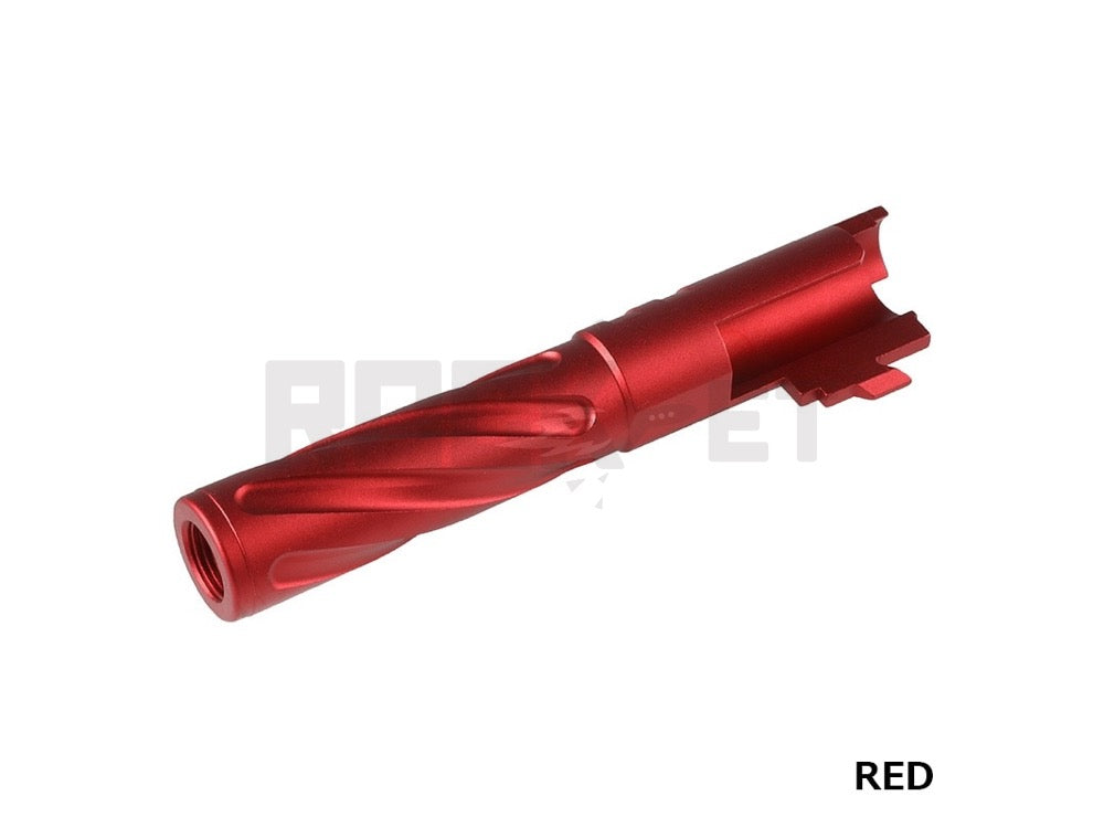 【5KU】 Colorful Tornado Tactical Outer Barrel (11mm CW/Compatible with Tokyo Marui Hi-CAPA 4.3)