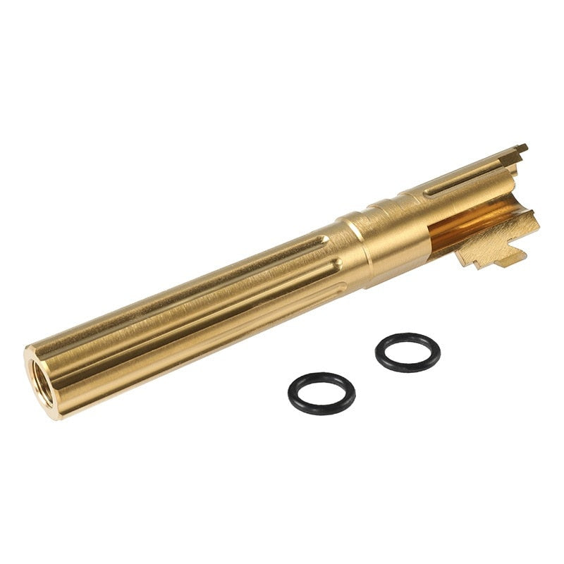 【5KU】BUL ARMORY 타입 BUL 5 플루트 스테인리스 아우터 배럴 GD 도쿄 마루이 하이카파 5.1 대응 