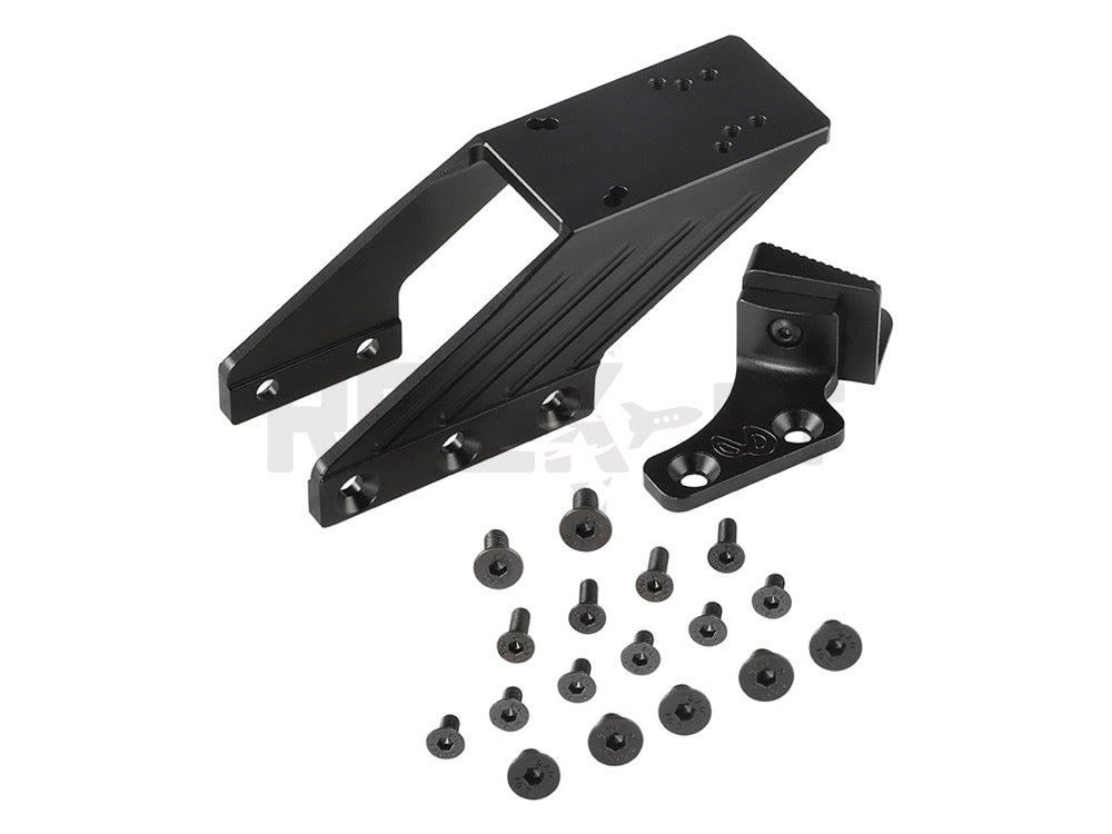 【5KU】Infinity タイプ アルミニウム ドットサイト マウント 東京マルイ Hi-Capa 対応 ハイキャパ 用 Black