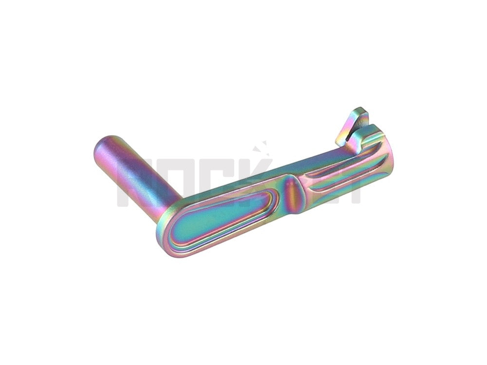 【5KU】Ripples type8 ステンレス スライドストップ (東京マルイHi-CAPA/1911) Rainbow