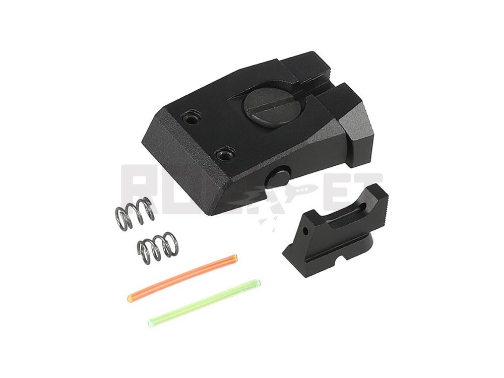 [5KU] Fiber Optic Front and Rear Sight Set for KJ / ASG CZ SHADOW 2