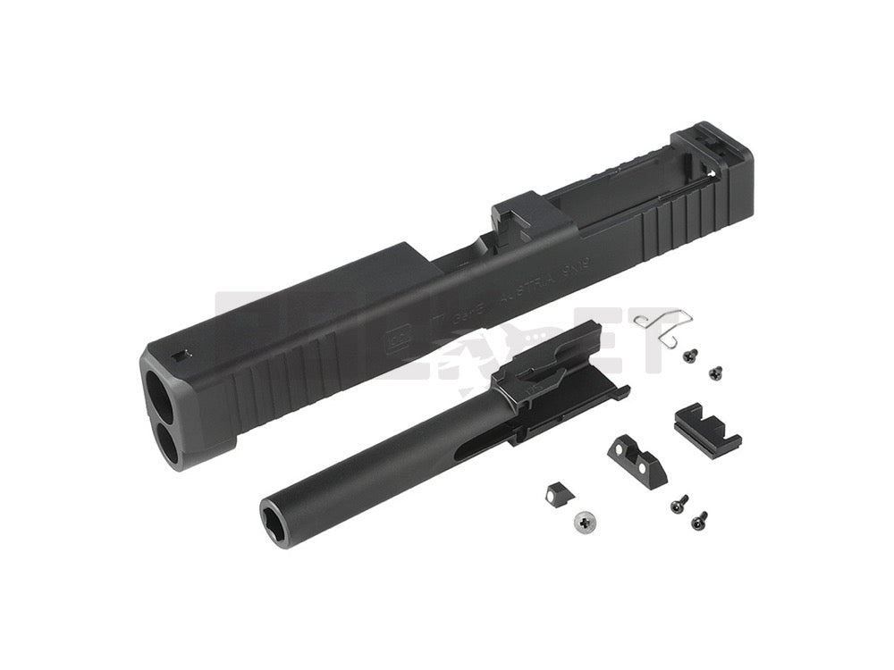 【5KU】G17 Gen5 MOSスライド&アウターバレルセット アルミCNC削り出し 東京マルイ用