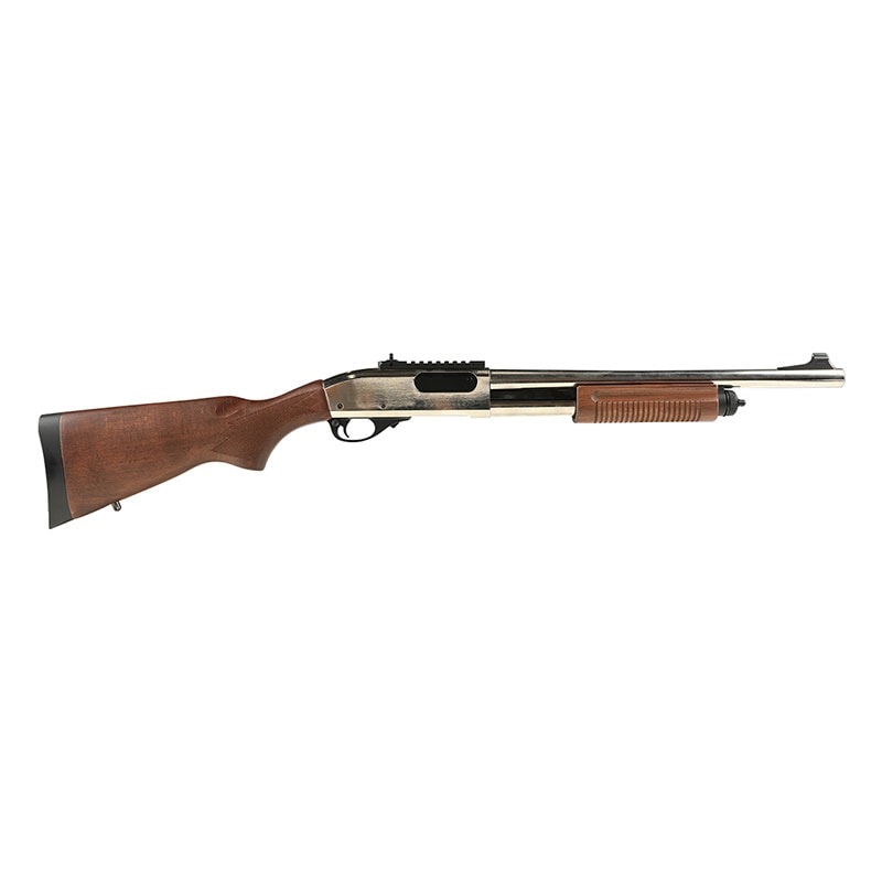 [Golden Eagle] M870 Gas Shotgun Silver/Real Wood