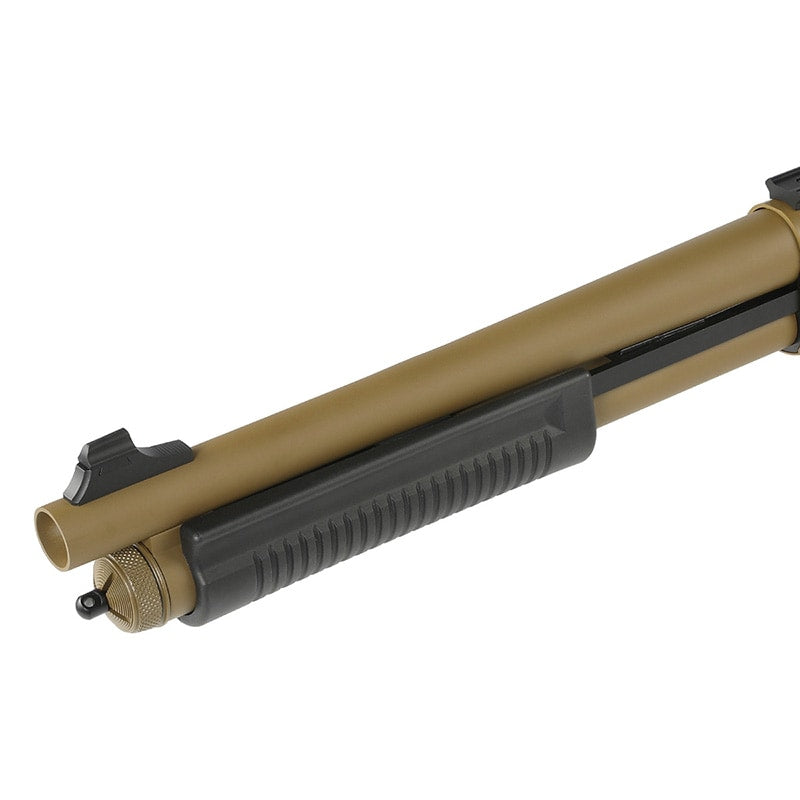 その他 m870 Golden Eagle】M870 ガスショットガン ショートモデル Tactical/Tan