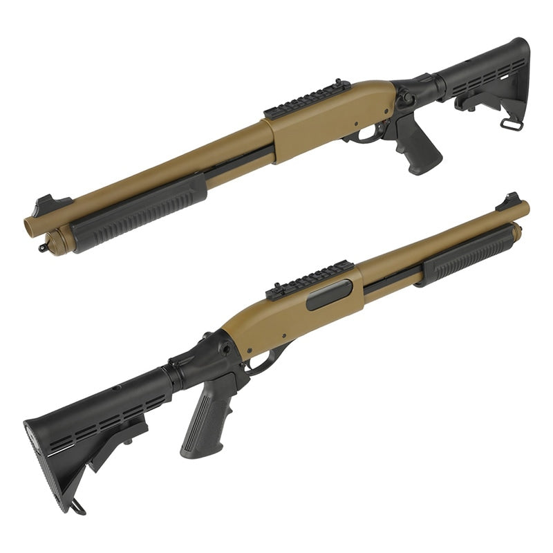 Golden Eagle】M870 ガスショットガン ショートモデル Tactical/Tan