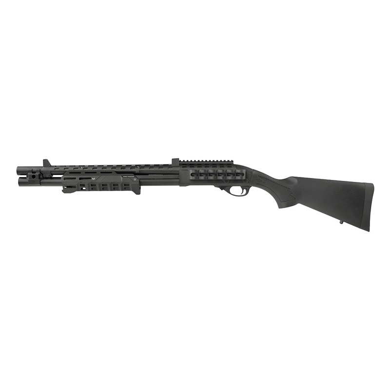 【EMG/Golden Eagle】  M870 ガスショットガン SI (Strike Industries) VOAモデル Black ショットシェルホルダー搭載 (Official License)