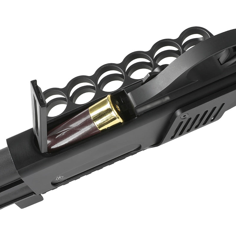 お*な様 M870 ☆送料無料☆Golden Eagle M870ガスショットガン Silver/RealWood