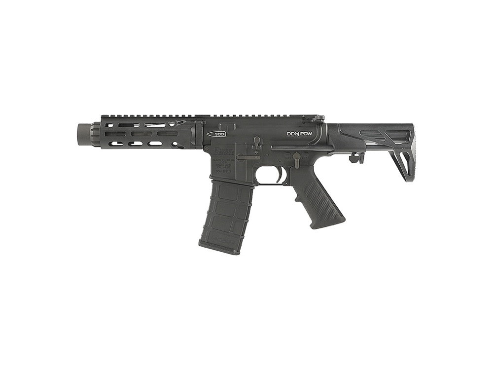 【EMG/GHK】DDM4 PDW SBR CO2 ガスブローバックライフル CERAKOTE Black AR V3 2025 JP ver./DD Official Licensed