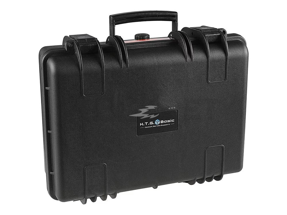 [HTG] Gun Case, Hard Case, Handgun Case, Carrying Case, Waterproof, Handgun, Airsoft Gun, 2-3 Guns, 42cm, Excellent Model
