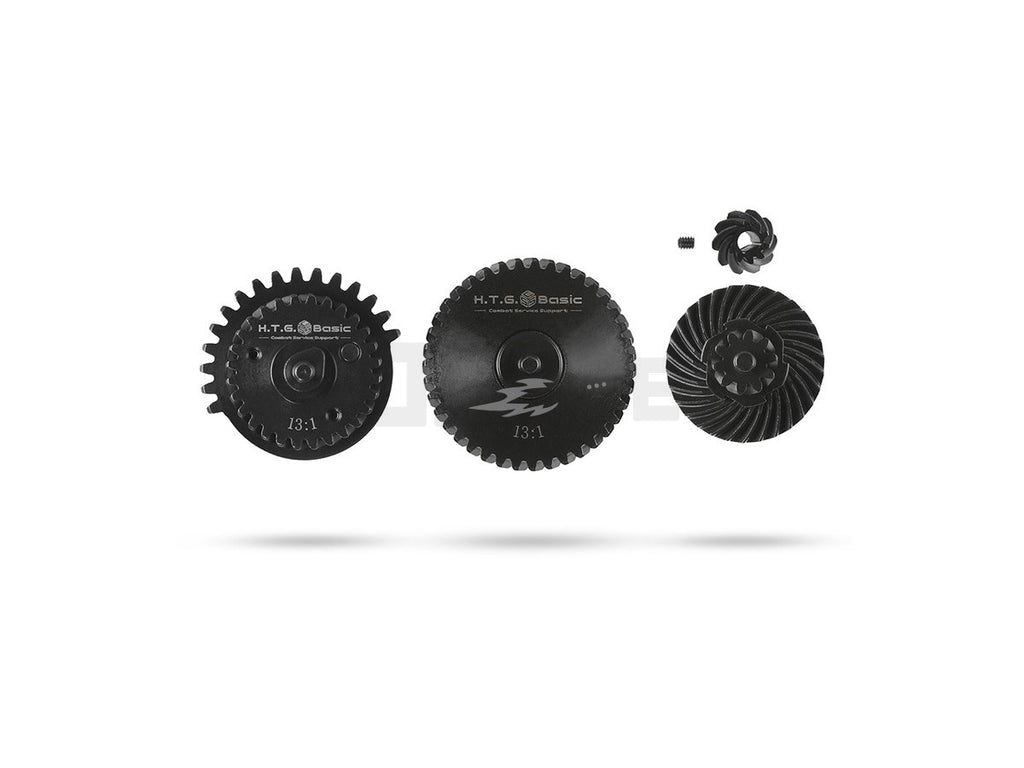 [HTG] CNC Machined Spiral Helical Steel Gear Set "Gen Gear" 13:1