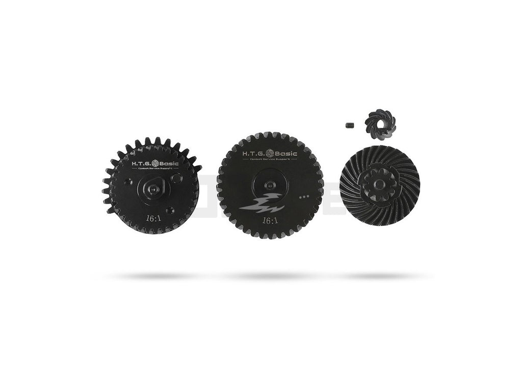 [HTG] CNC Machined Spiral Helical Steel Gear Set "Gen Gear" 16:1