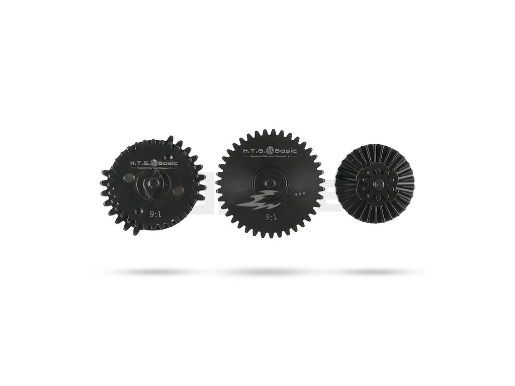 [HTG] CNC Machined Steel Gear Set "Gen Gear" 9:1 Dual Sector Gear