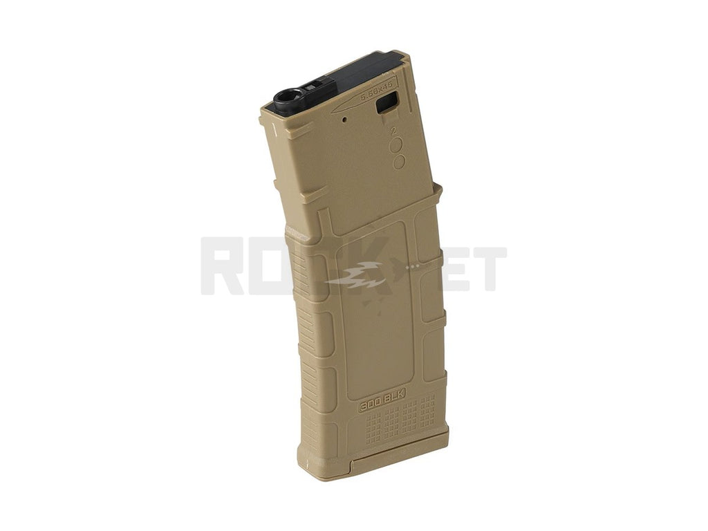 【HTG】MAGPUL PMAG 300BLK Gen3 Style Spring-Fed 180-Round Magazine FDE for STD M4/M16 AEG
