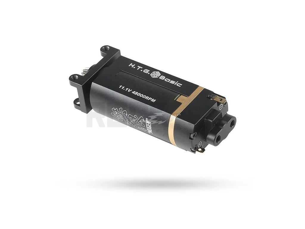 [HTG] MUGEN Brushless Motor Short Slim Motor for Airsoft Electric Gun, Compatible with Electronic Trigger