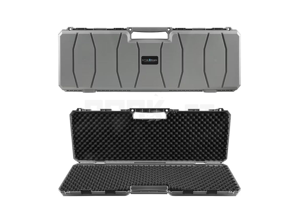【HTG】WAVE 100 Hard Gun Case 100cm Gray Large Capacity Lightweight Stackable Economy Model