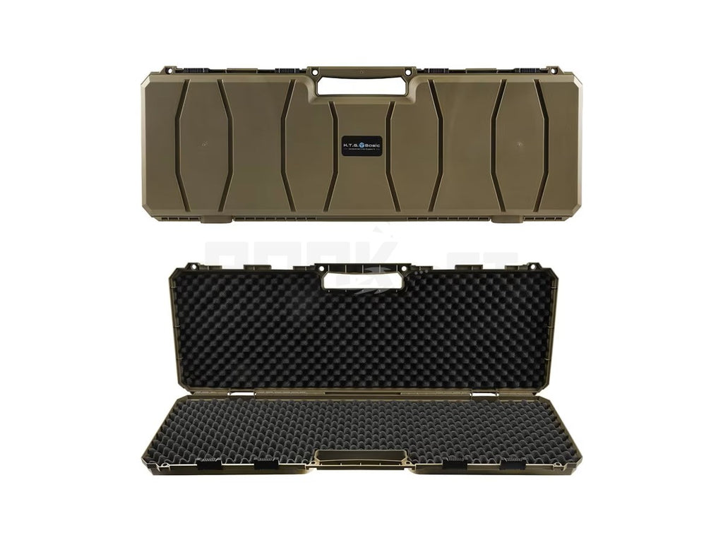 [HTG] WAVE 100 Hard Gun Case 100cm Olive Drab Large Capacity Lightweight Stackable Economy Model