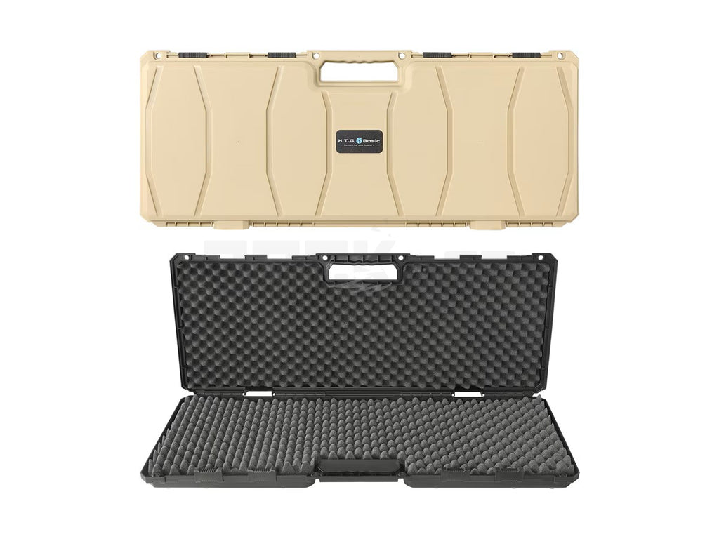 【HTG】WAVE 88 Hard Gun Case, 88cm, Tan, Large Capacity, Lightweight, Stackable Economy Model