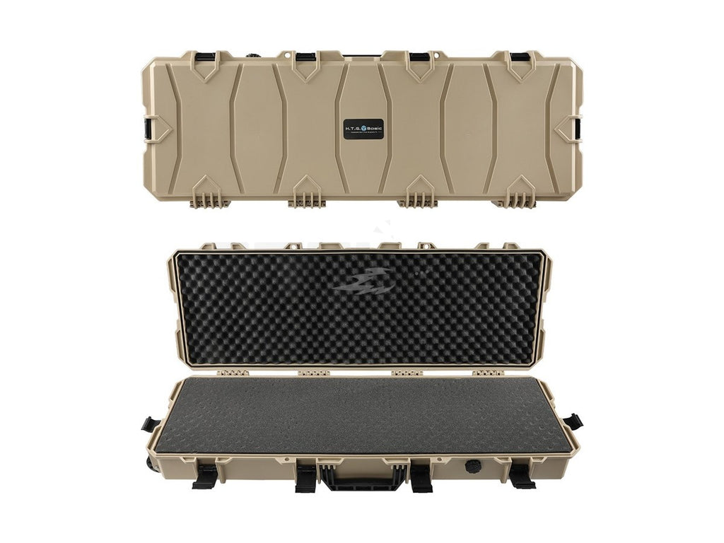 【HTG】WAVE 100 Hard Gun Case with Wheels 100cm Tan Large Capacity Lightweight Waterproof IP67 Stackable Elite Model