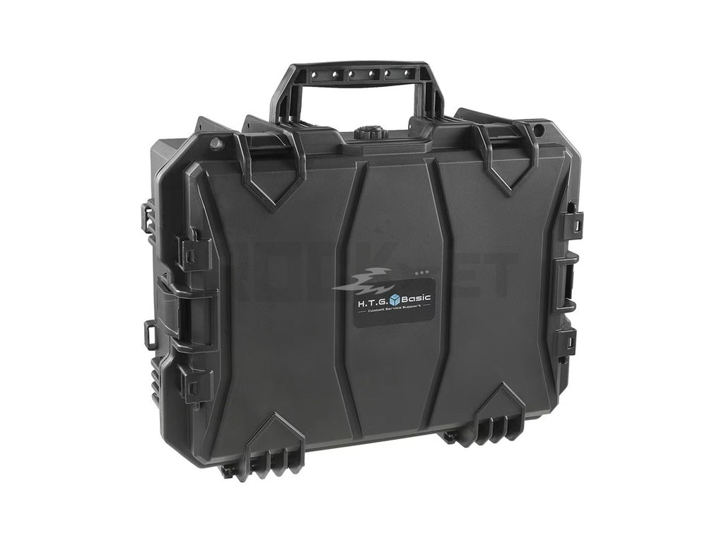 [HTG] WAVE 47 Hard Gun Case 47cm Black Elite Model [Large Capacity, Lightweight, Waterproof IP67, Stackable]