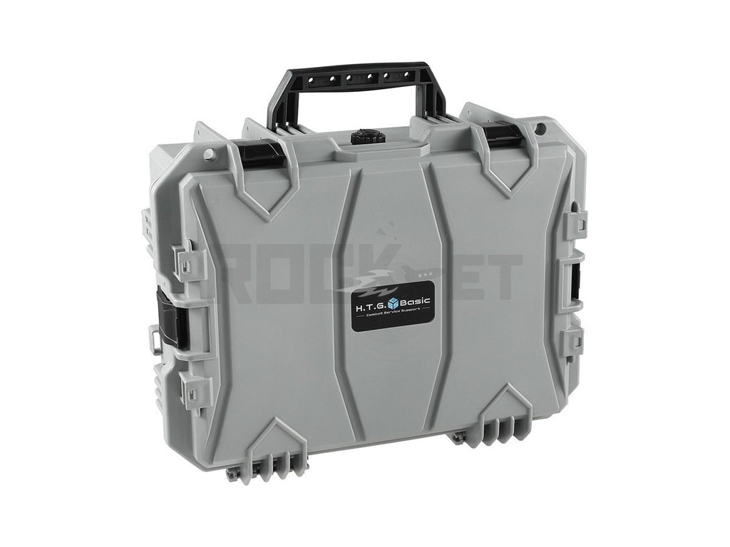 [HTG] WAVE 47 Hard Gun Case 47cm Gray Elite Model [Large Capacity, Lightweight, Waterproof IP67, Stackable]