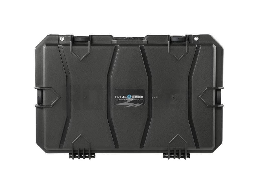 【HTG】WAVE 50 Hard Gun Case, 50cm Black Elite Model [Large Capacity, Lightweight, Waterproof IP67, Stackable]