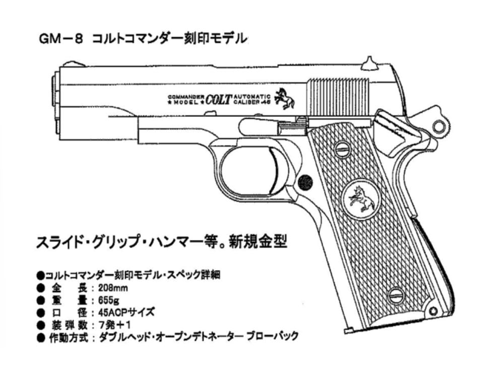【タニオコバ】GM-8 コルトコマンダー刻印モデル（2026年4月30日新発売）