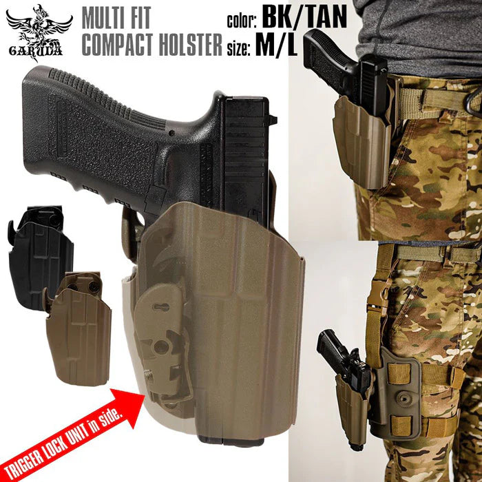 【LayLax】マルチフィットコンパクトホルスター MULTI FIT COMPACT HOLSTER