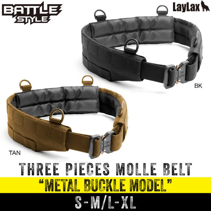 スリーピース モールベルト LayLax】スリーピース モールベルト メタルバックルモデル – ROCK-et